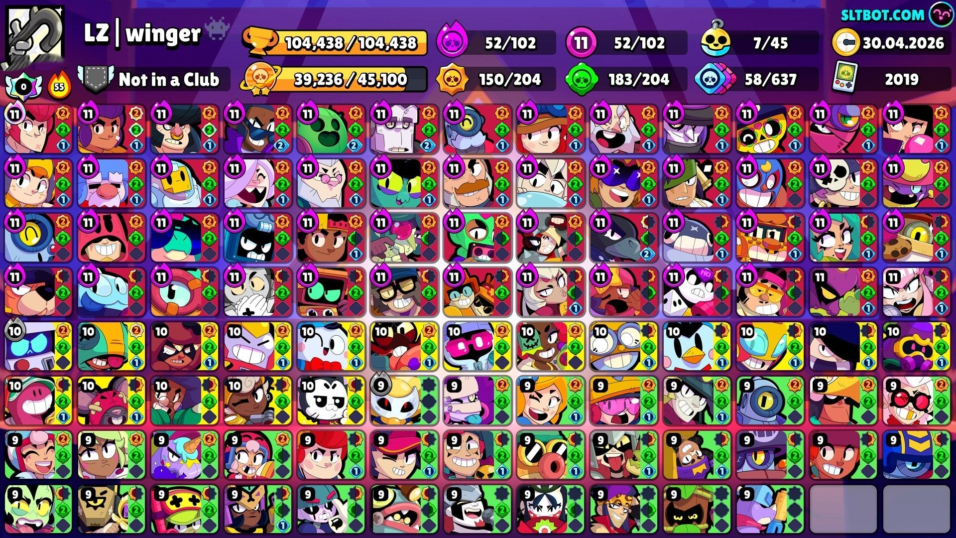 102 BRAWLERS 100K