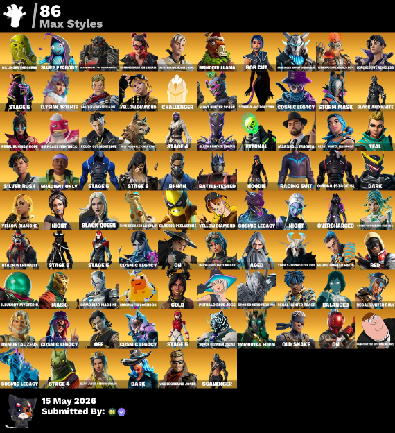 597 Skinów OG IKONIK Black Knight