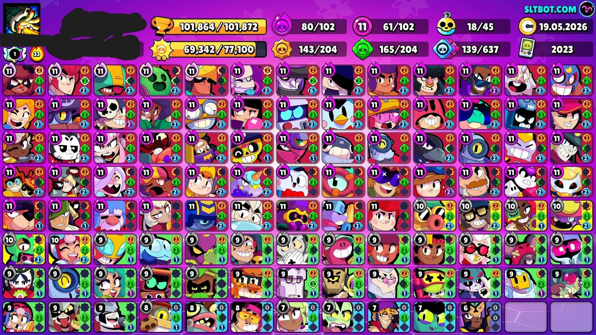 102 BRAWLERS 100K