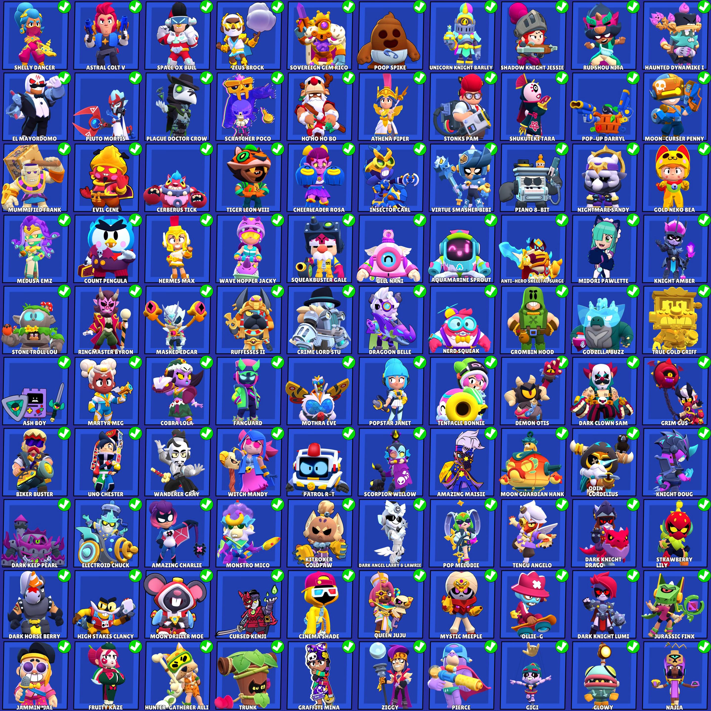100 BRAWLERS 93K