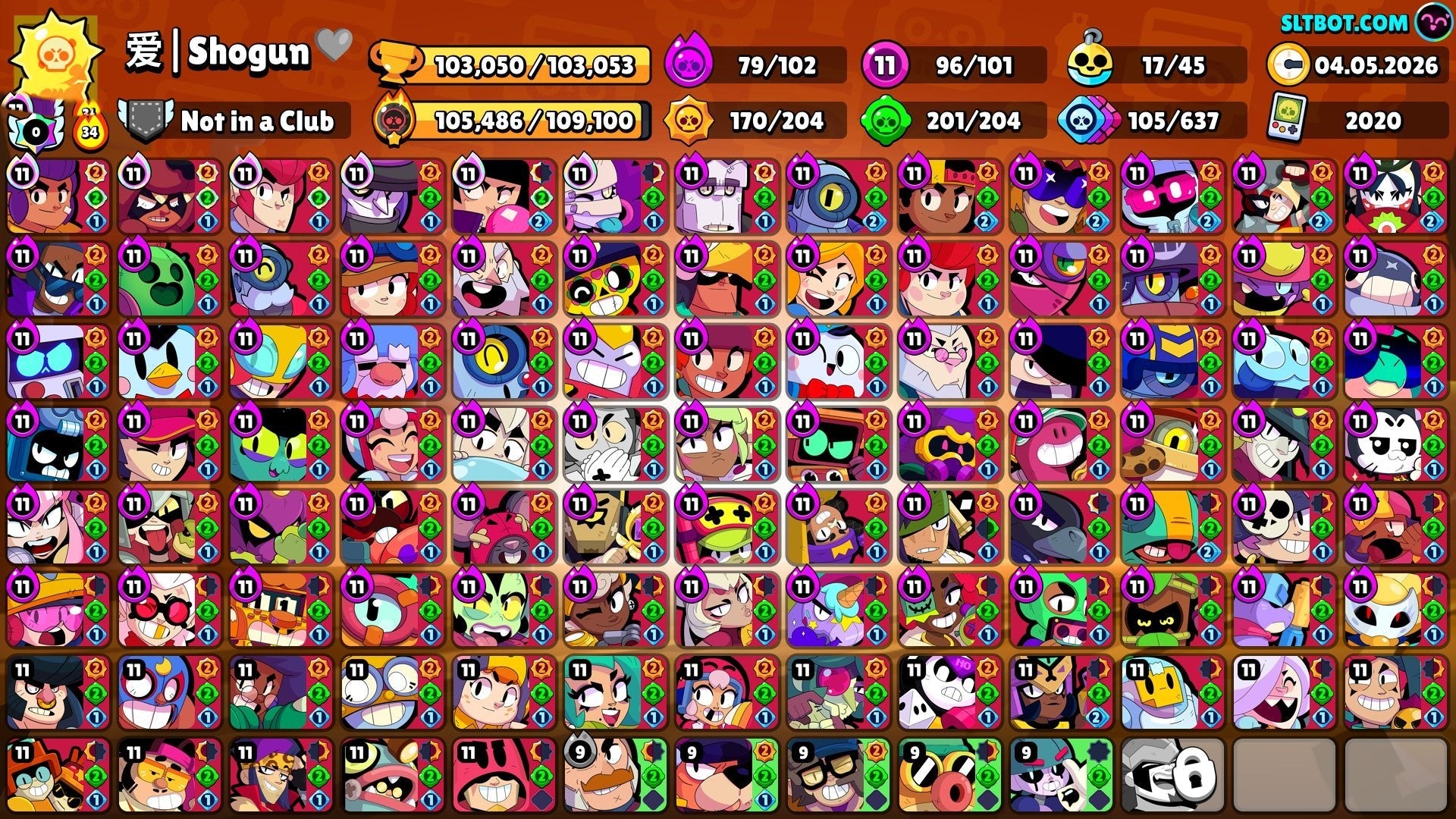 96 MAX BRAWLERS 103K